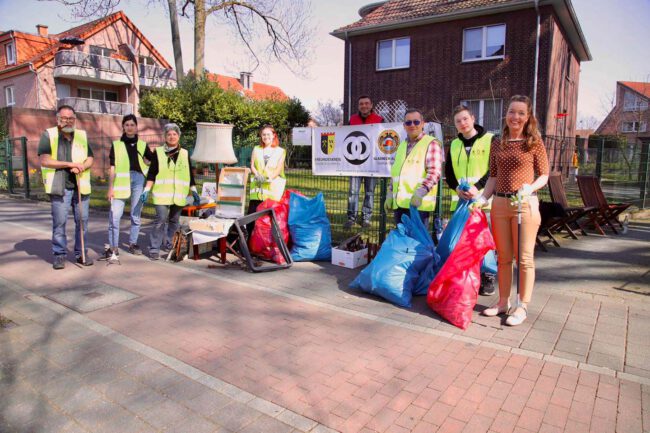 Gruppenbild mit Bürgermeisterin