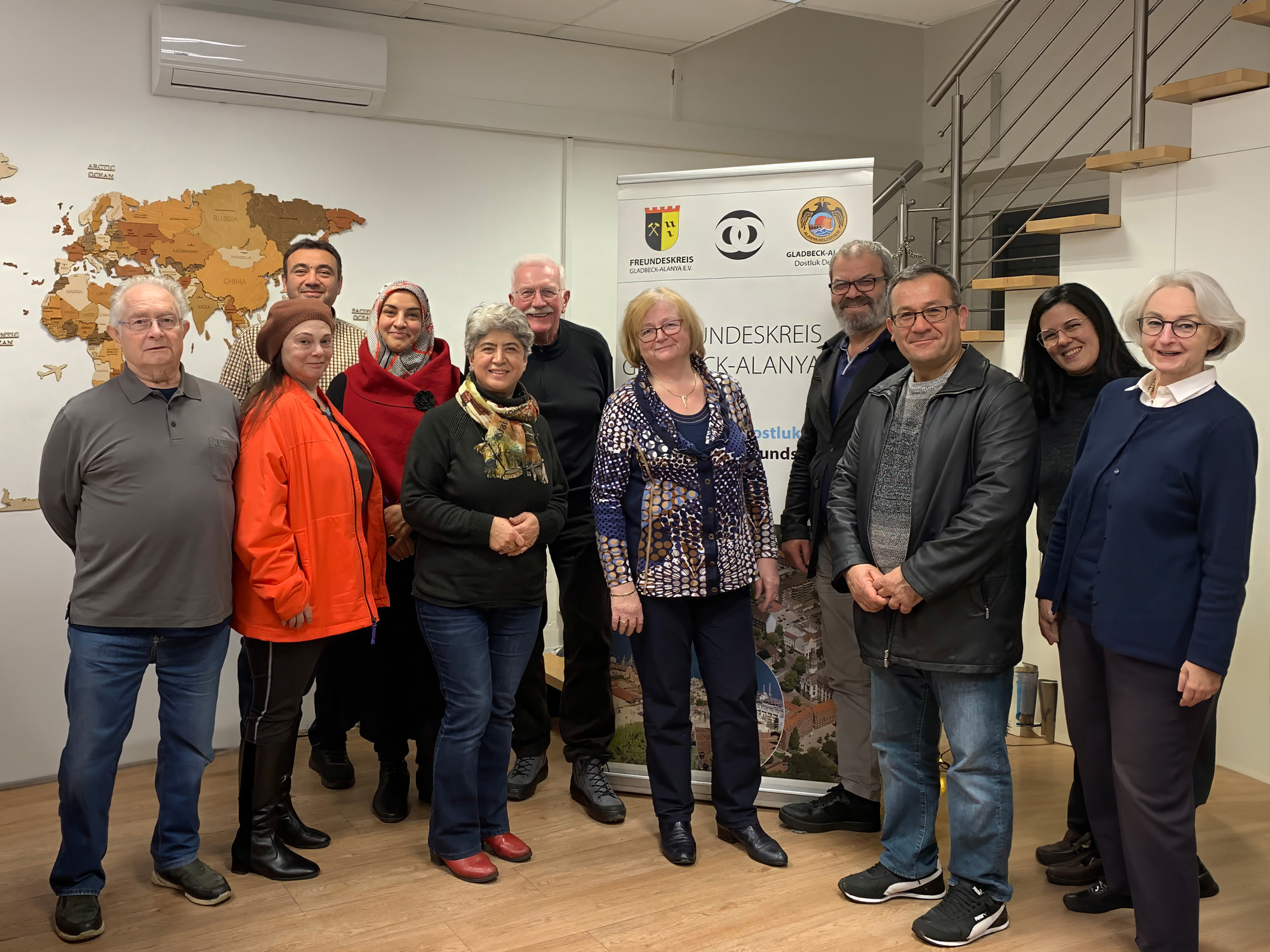 Gruppenbild Vorstand Freundeskreis Gladbeck Alanya
