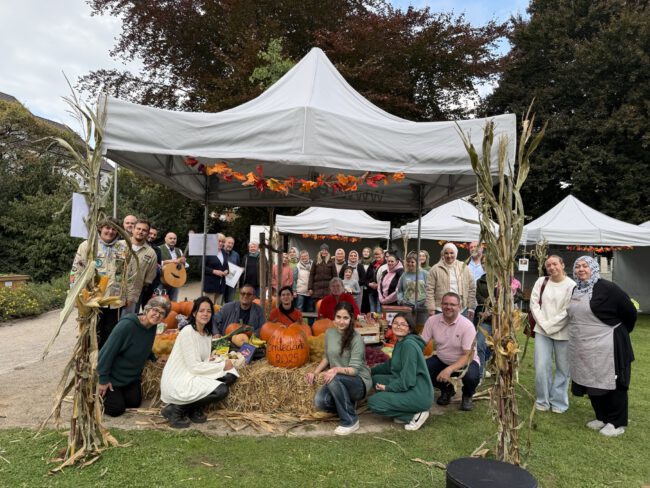 Gruppenfoto beim Erntedankfest im Jovypark Gladbeck